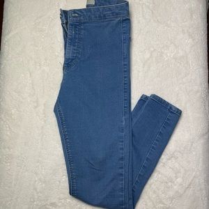 TOPSHOP Joni Jeans - Medium blue wash